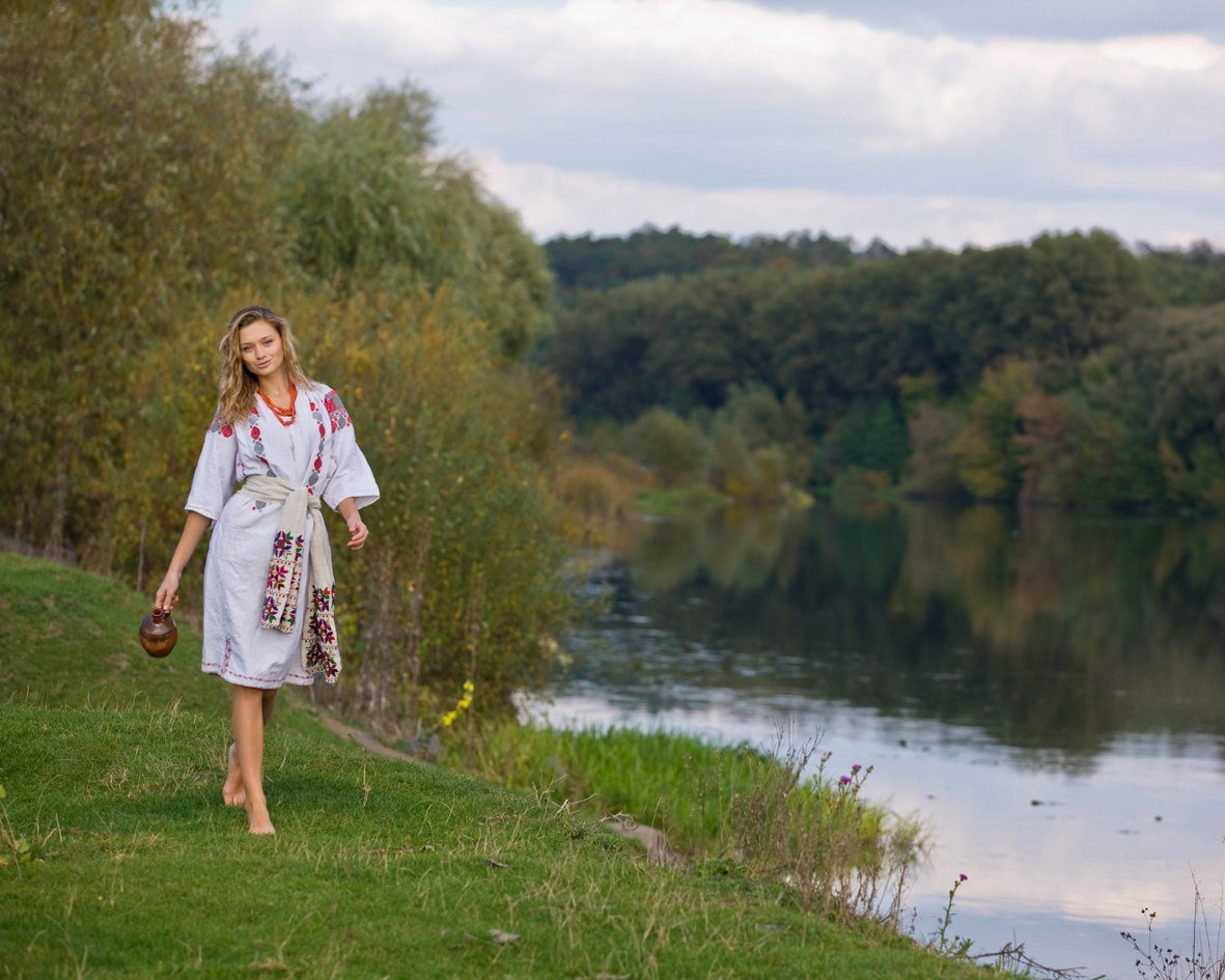 Nude girl Slavic women in New York